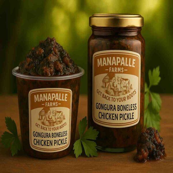 gongura bonless chicken pickle
