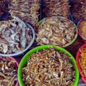 dey fishes and prawns